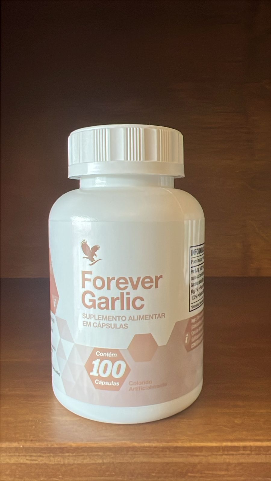 Forever Garlic — suplemento alimentar em cápsulas, 100 cápsulas